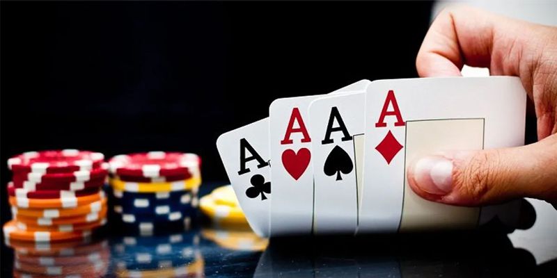 Thứ tự bài mạnh trong Poker – Bộ tứ quý (Four of a kind)